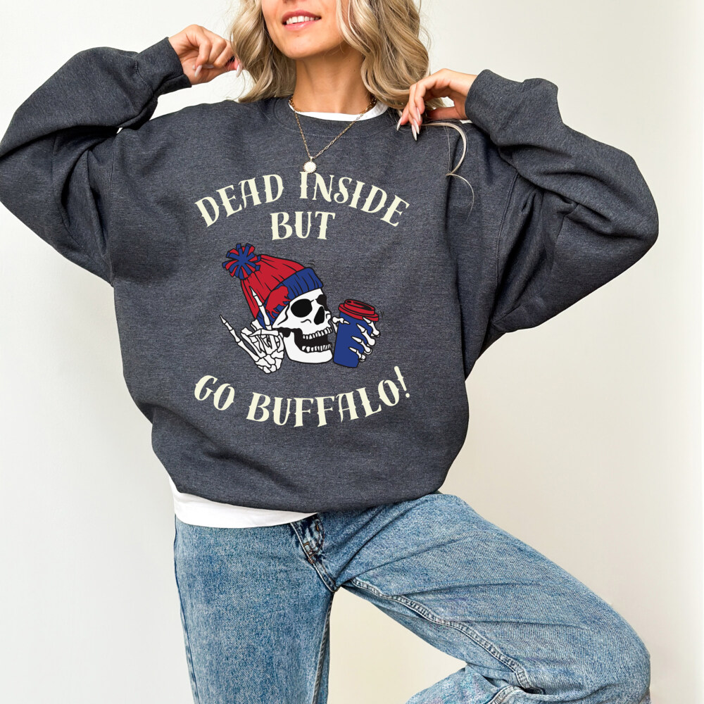 Funny Buffalo Football Sweatshirt And T-Shirt, Trendy Buffalo Football Shirt, Buffalo Football Fan Gift Shirt, Football Fan Oversized Shirt