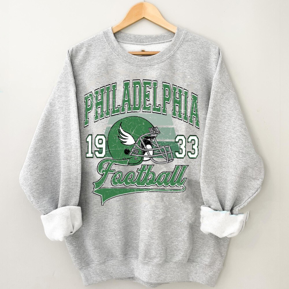 Philadelphia Football Sweatshirt, Vintage Style Gift, Football Tee, Philadelphia Fans Shirt, Philadelphia Football Shirt, Philadelphia Retro