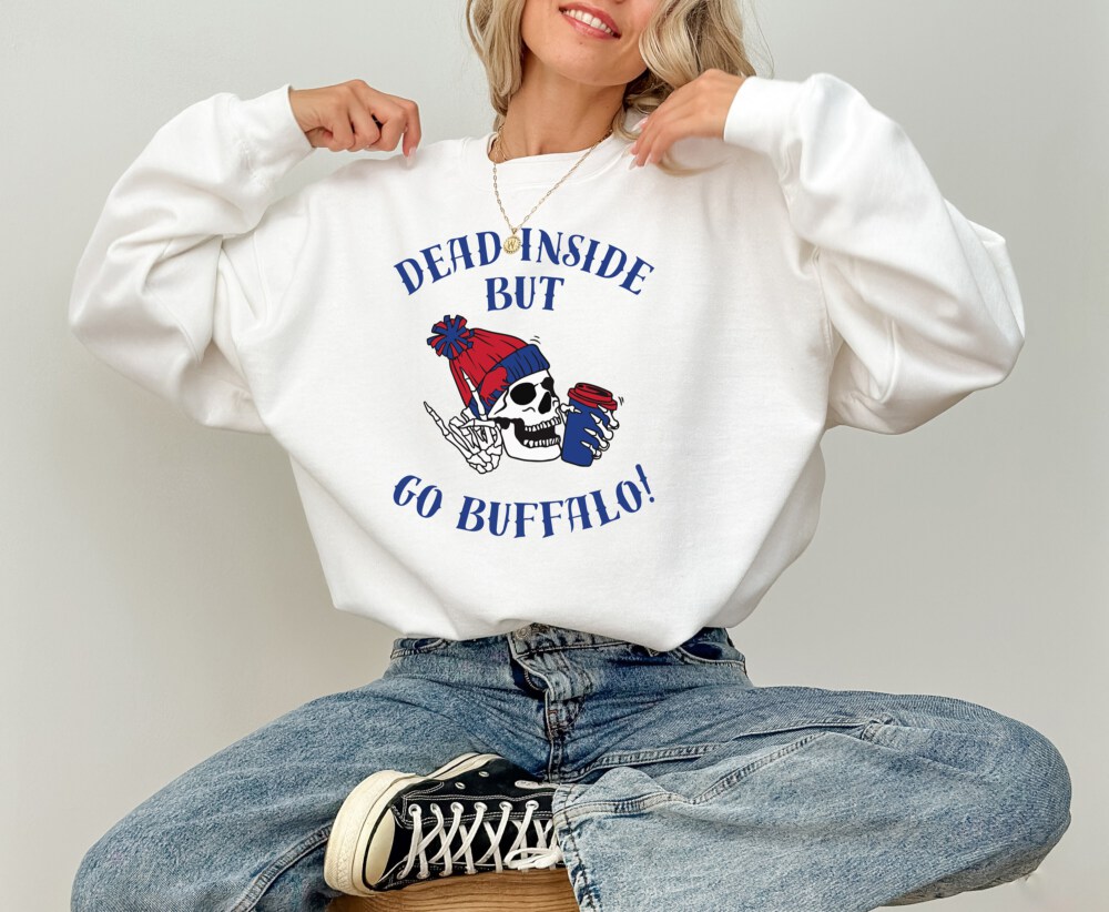 Funny Buffalo Football Sweatshirt And T-Shirt, Trendy Buffalo Football Shirt, Buffalo Football Fan Gift Shirt, Football Fan Oversized Shirt