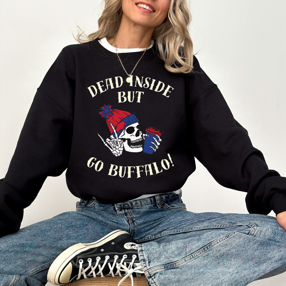 Funny Buffalo Football Sweatshirt And T-Shirt, Trendy Buffalo Football Shirt, Buffalo Football Fan Gift Shirt, Football Fan Oversized Shirt