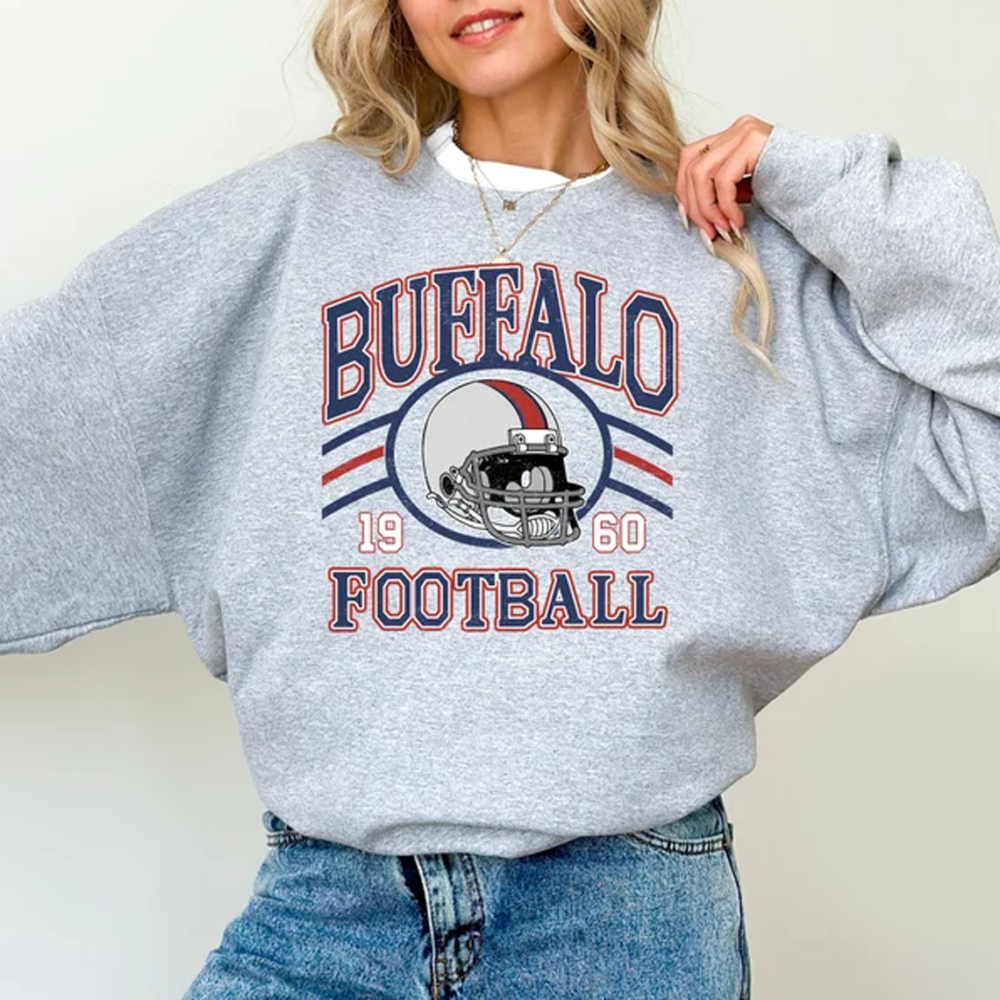 Vintage Buffalo Football Shirts, Buffalo Football Fan Sweatshirt, Bestseller Buffalo Football Sweater, Buffalo Game Day Shirts, Game Day Tee