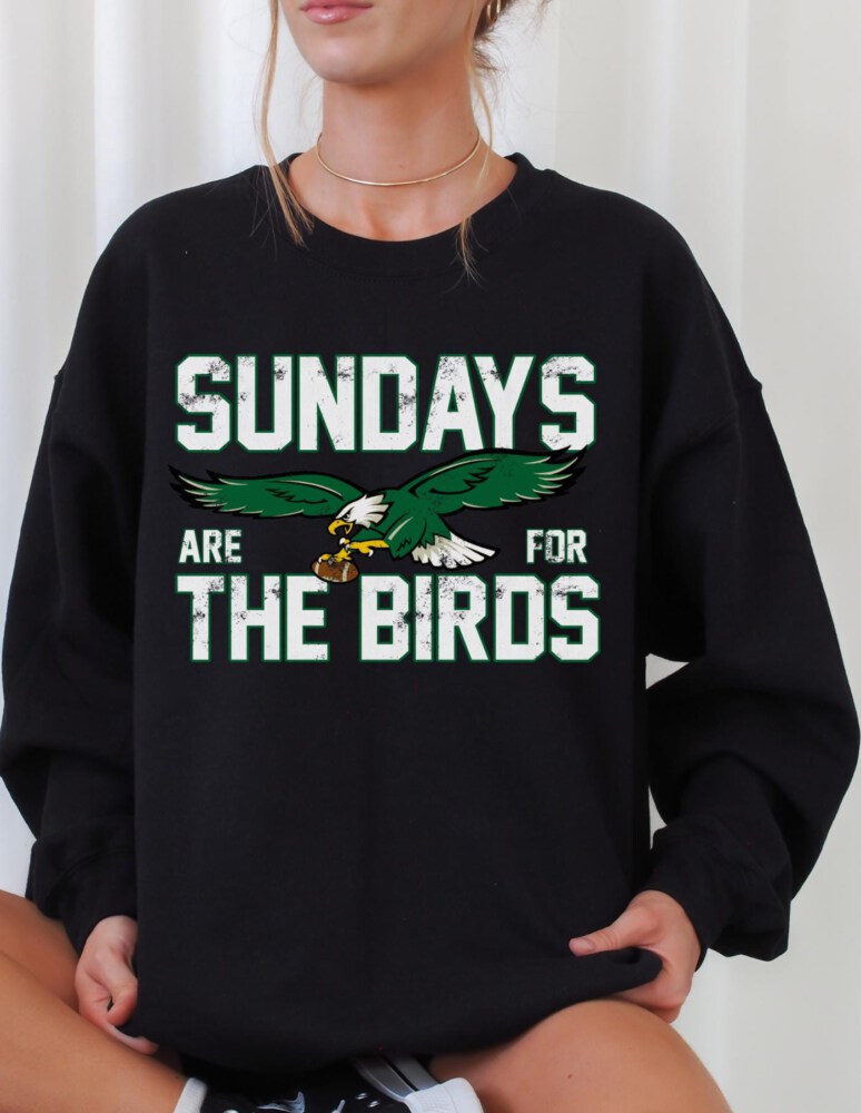 Sundays Are For The Birds Sweatshirt & Shirt | Road to Victory Philly Shirt | Birds Gang Philadelphia Football Gift