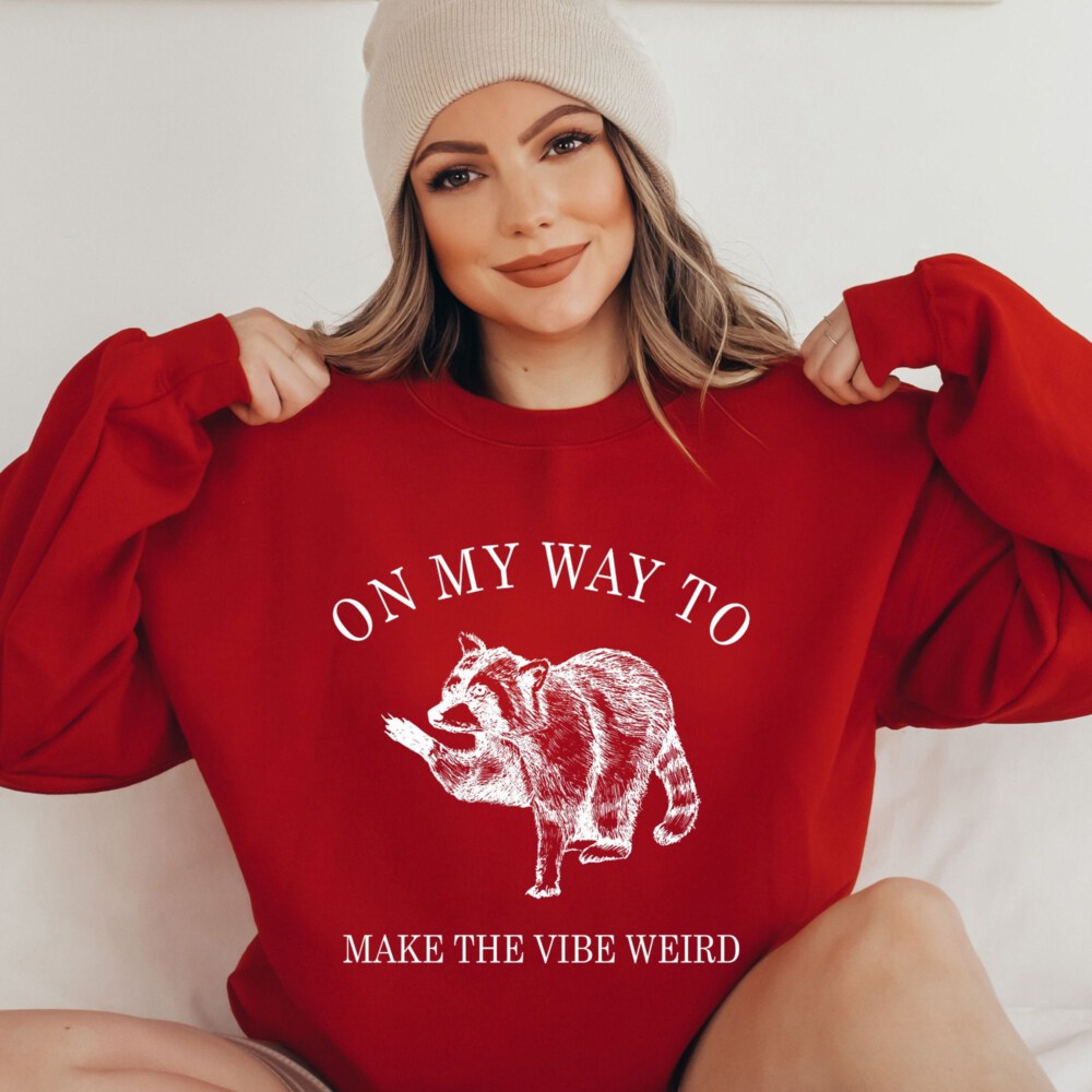 Raccoon Meme Sweatshirt, Cute Raccoon Hoodie For Men/Women Birthday Gift, Trash Panda Hoodie, Animal Rescue Hoodie, Funny Raccoon Hoodie