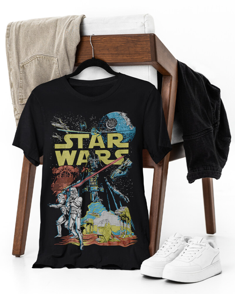 Men's Star Wars Galactic Battle Adult T-Shirt