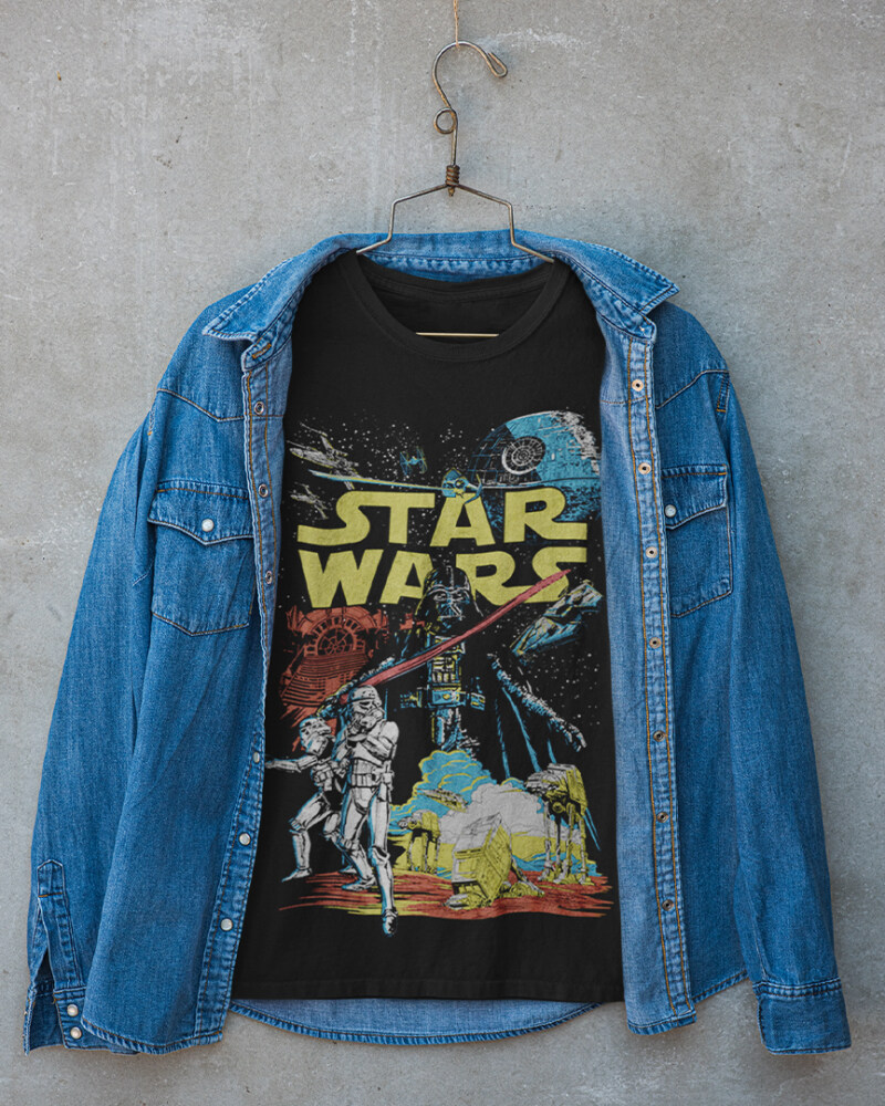 Men's Star Wars Galactic Battle Adult T-Shirt