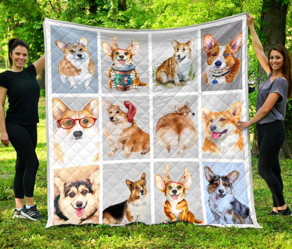 Corgi Lovers Quilt - Awesome Design Gifts Idea for Corgi Dogs Mother GTS004858