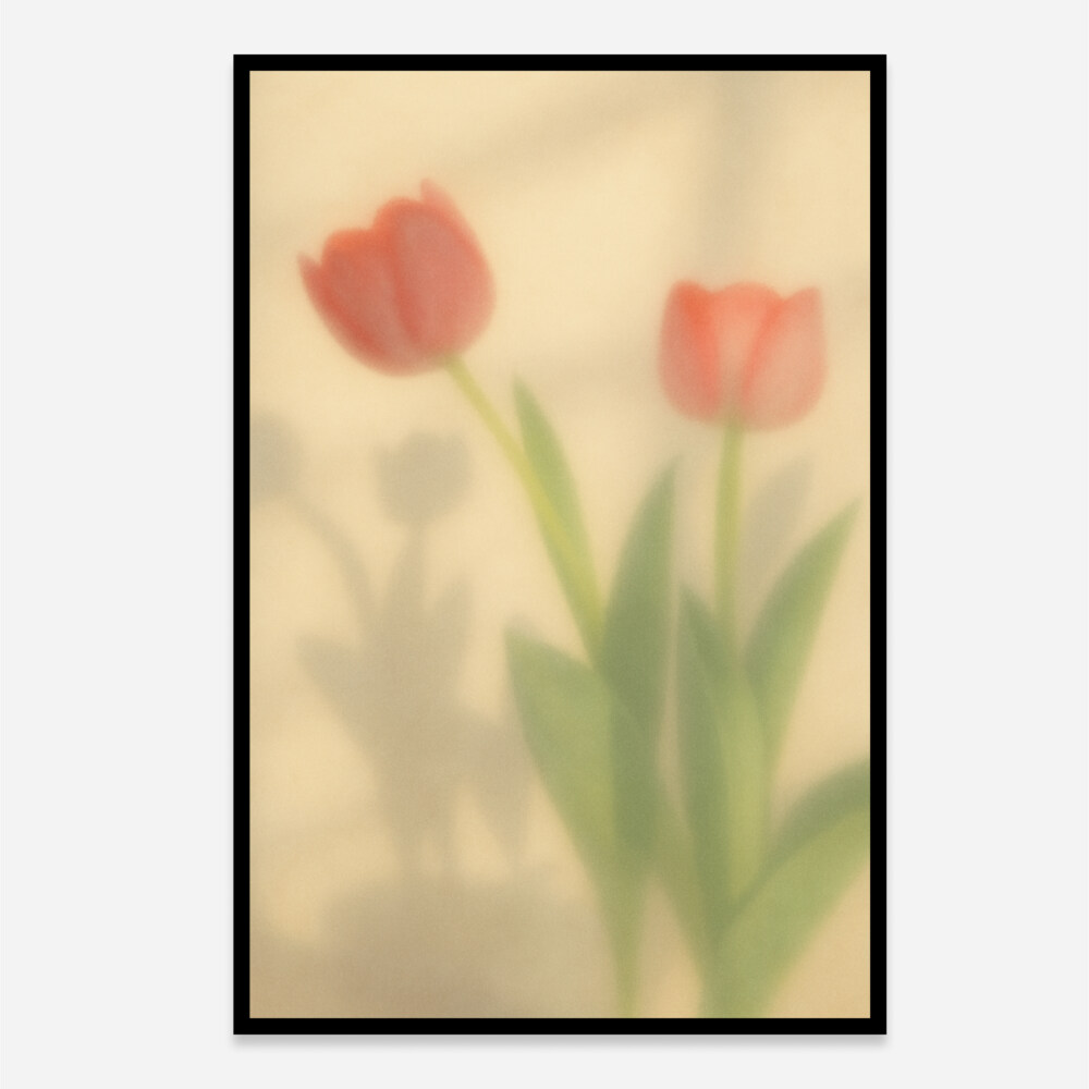 Tulips Flowers Aesthetic Art Print