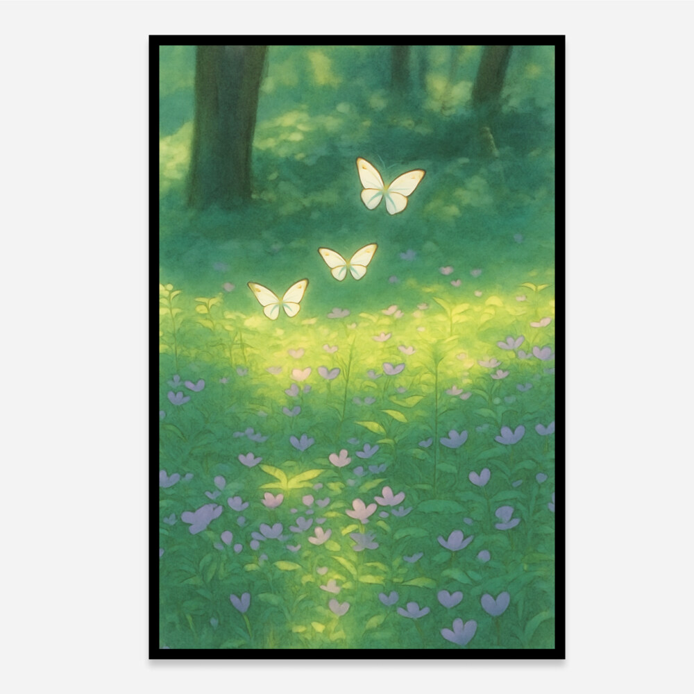 A Forest  Aesthetic Art Print