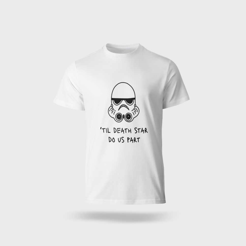 Star Wars Men’s 'Til Death Star Do Us Part Adult T-Shirt