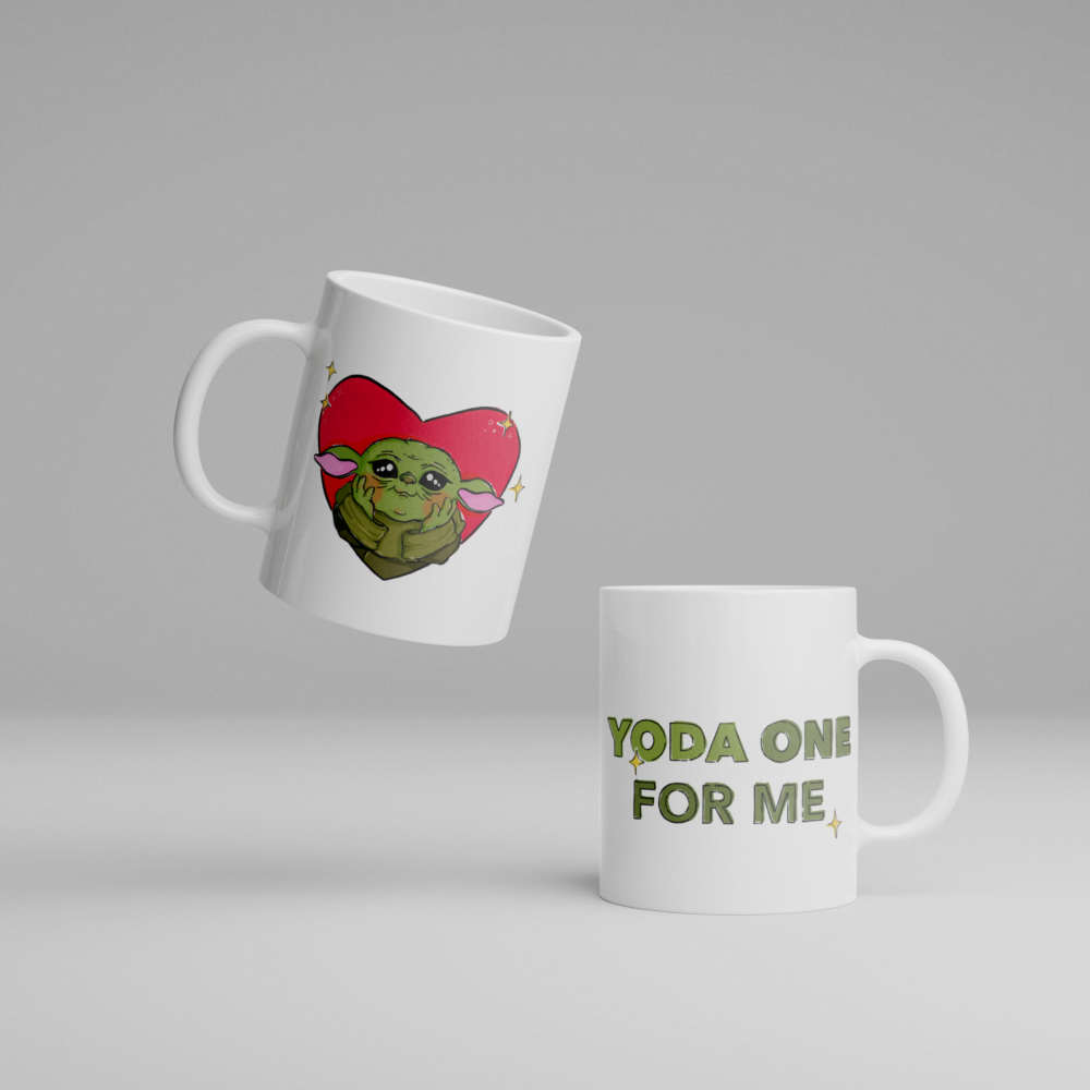 Star Wars Yoda One For Me Ceramic Mug