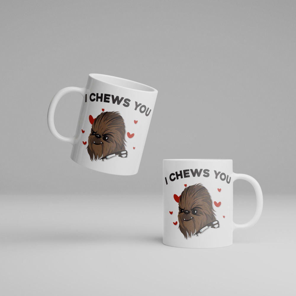 Star  Wars Chewbacca “I Chews You” Ceramic  Mug