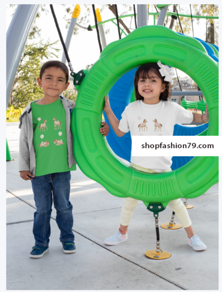 Kid's T-Shirt | Gildan 5000B (US) 171 horse