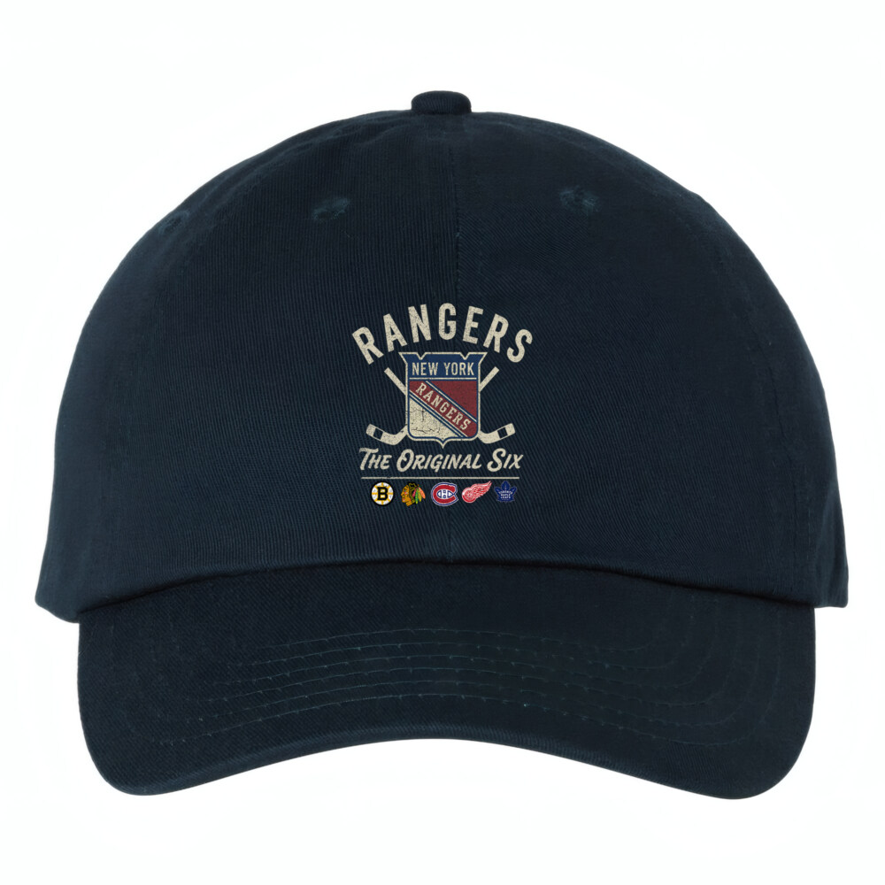 NEW YORK RANGERS - Bio-Washed Classic Dad Hat - The Original Six