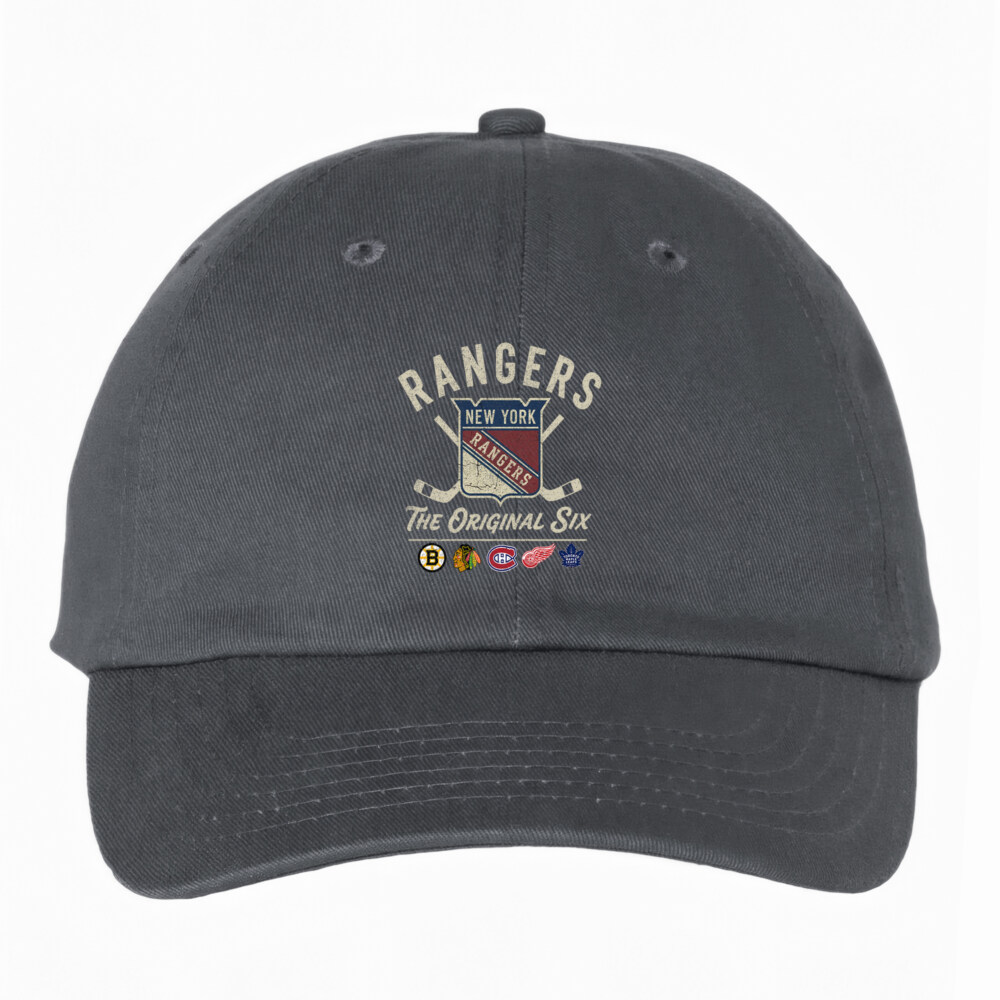 NEW YORK RANGERS - Bio-Washed Classic Dad Hat - The Original Six