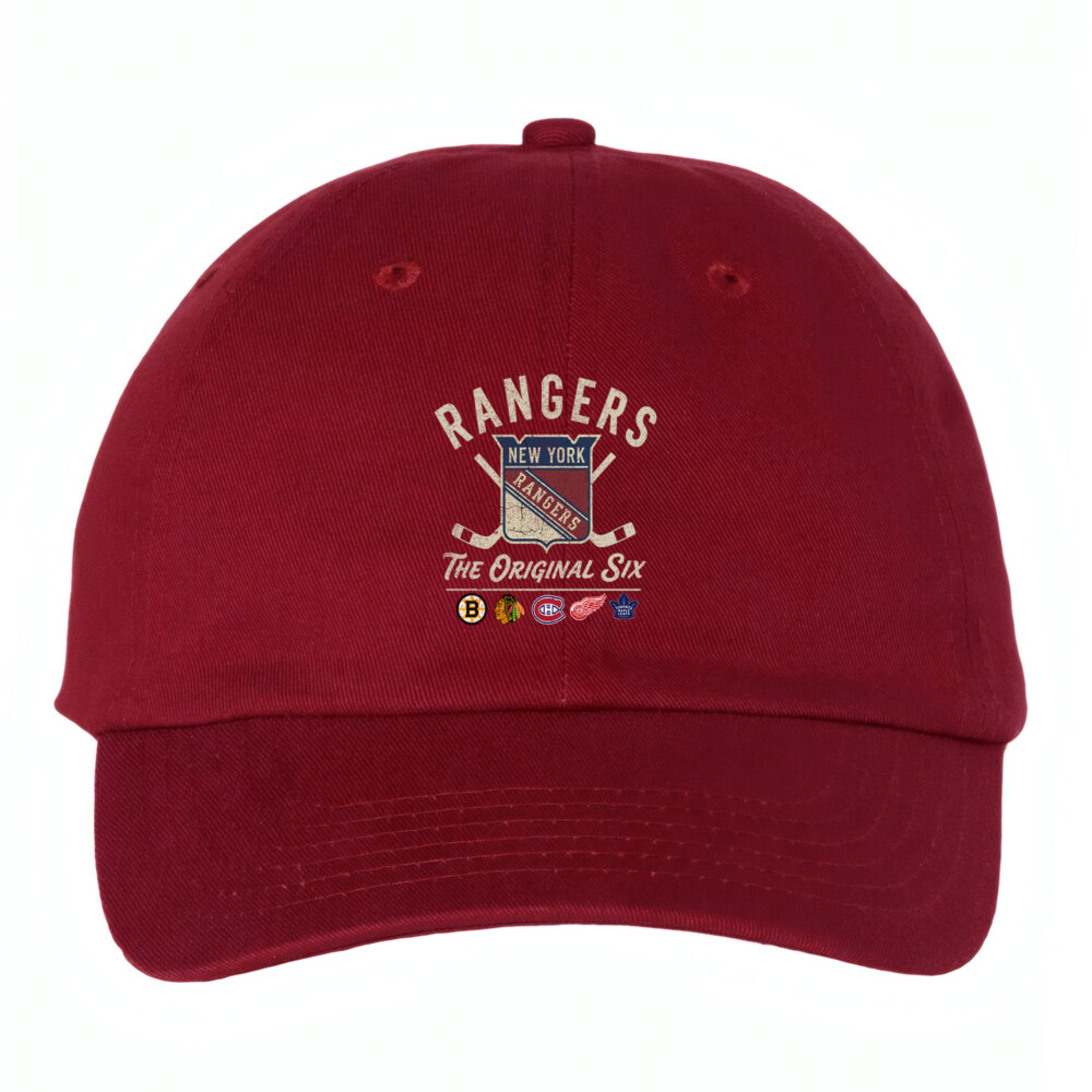 NEW YORK RANGERS - Bio-Washed Classic Dad Hat - The Original Six