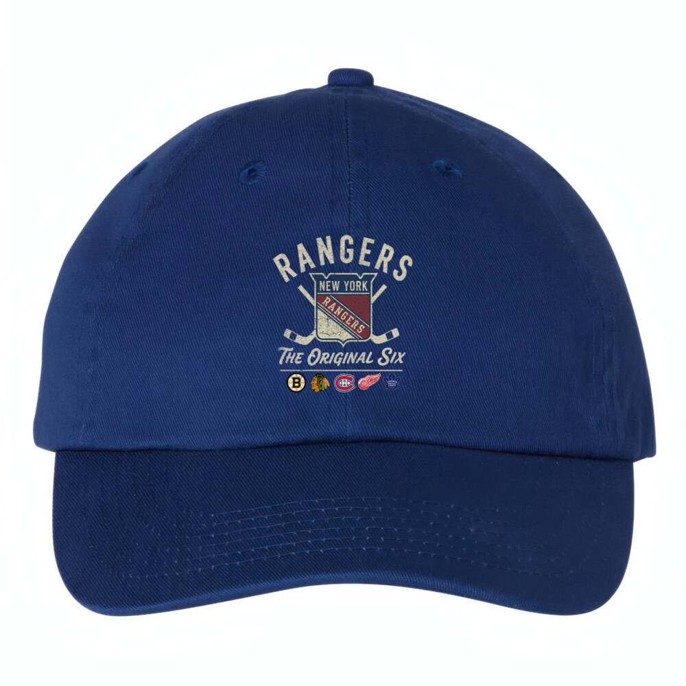 NEW YORK RANGERS - Bio-Washed Classic Dad Hat - The Original Six