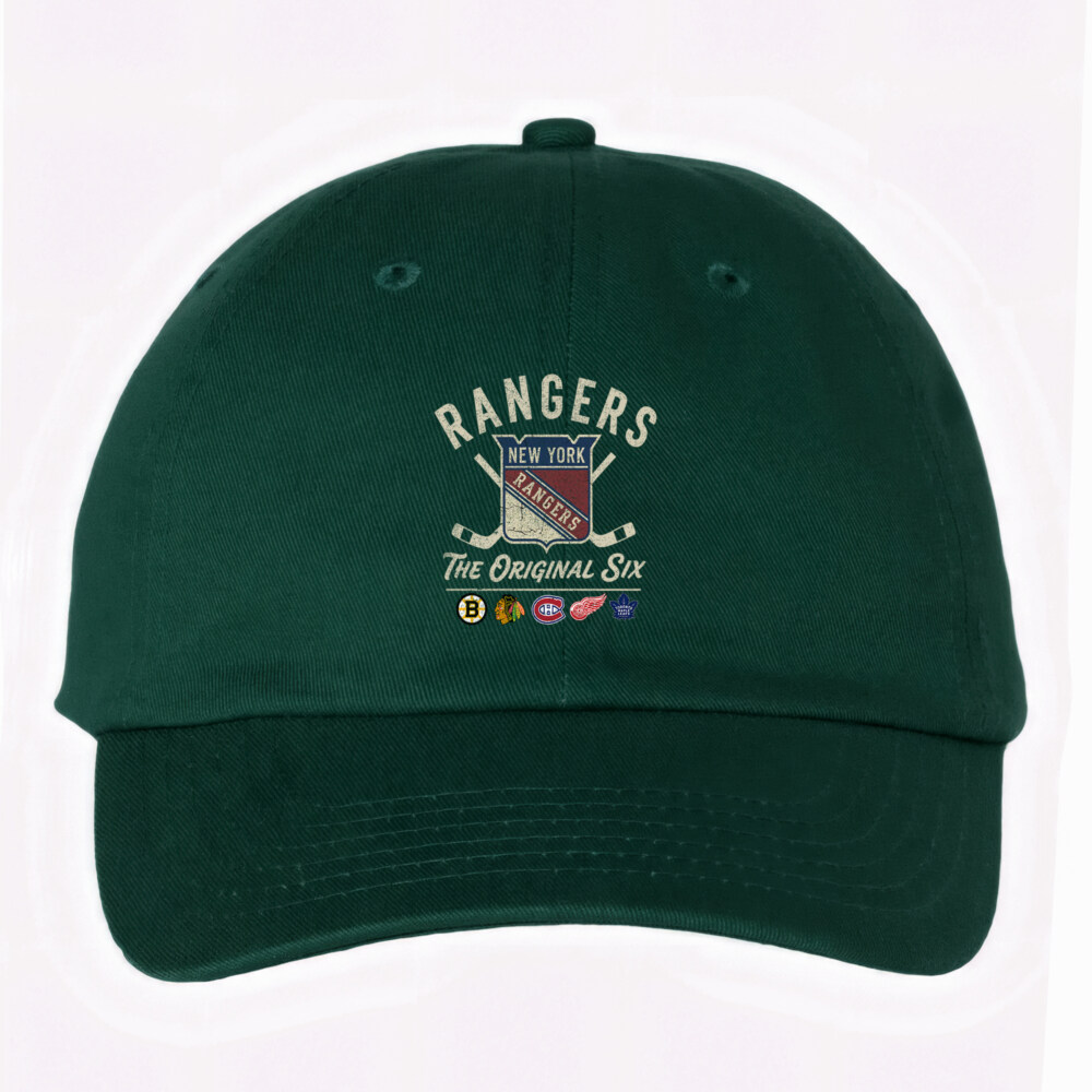 NEW YORK RANGERS - Bio-Washed Classic Dad Hat - The Original Six