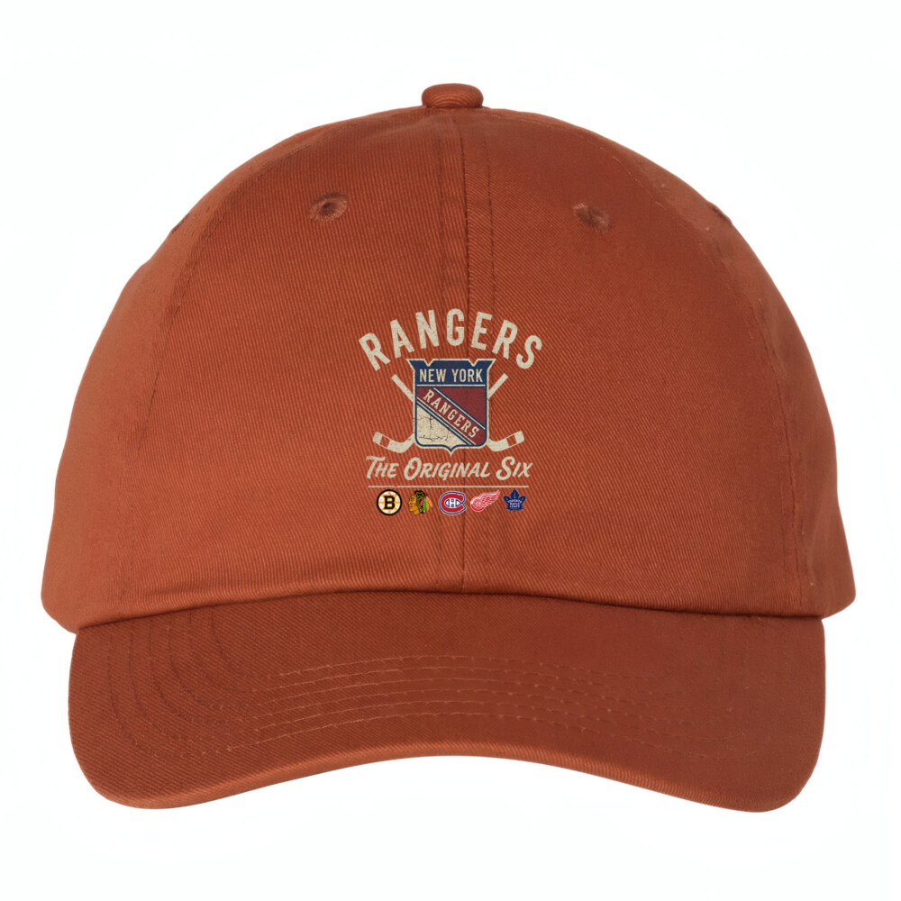 NEW YORK RANGERS - Bio-Washed Classic Dad Hat - The Original Six