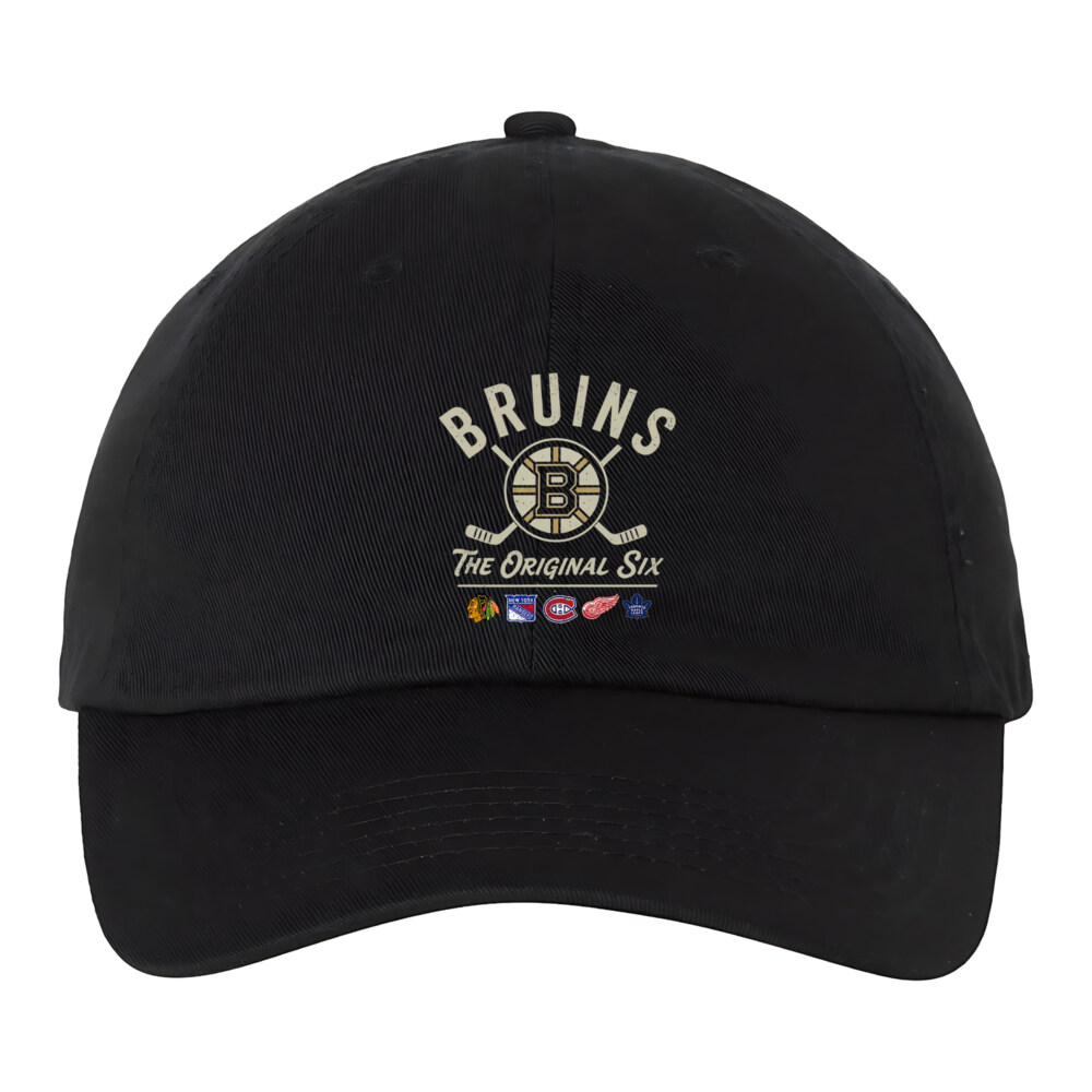 BOSTON BRUINS - Bio-Washed Classic Dad Hat - The Original Six
