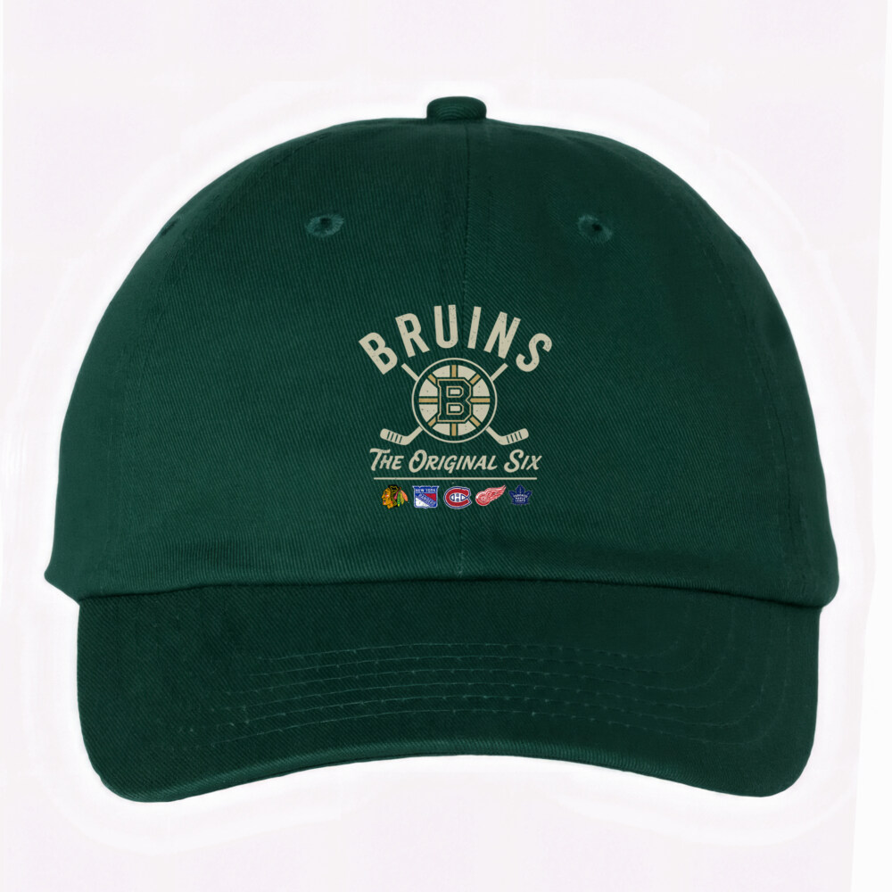 BOSTON BRUINS - Bio-Washed Classic Dad Hat - The Original Six
