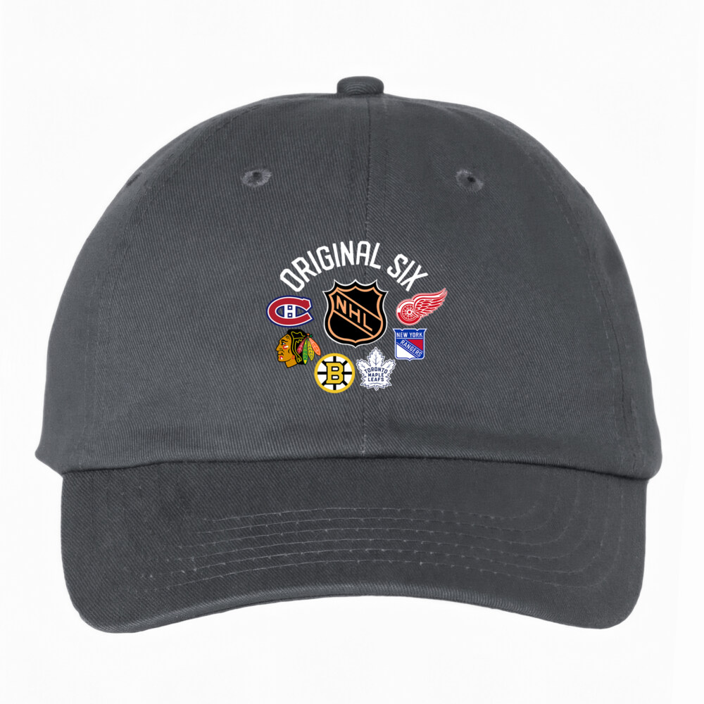 NHL The Original Six - Bio-Washed Classic Dad Hat