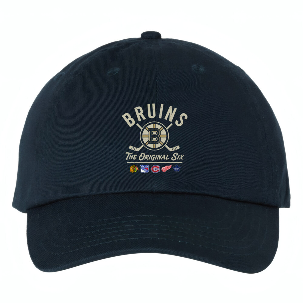 BOSTON BRUINS - Bio-Washed Classic Dad Hat - The Original Six