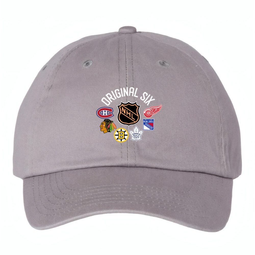 NHL The Original Six - Bio-Washed Classic Dad Hat