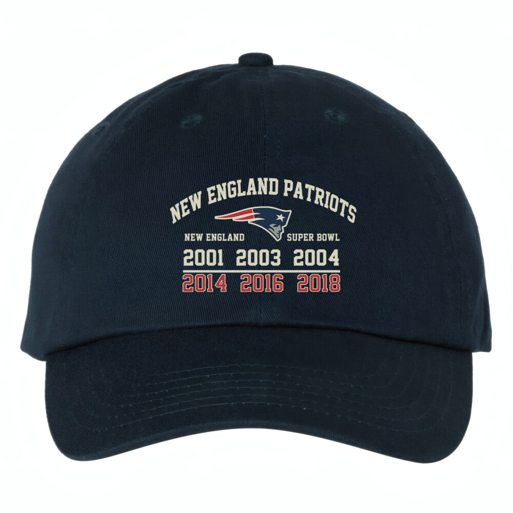 New England Patriots - Bio-Washed Classic Dad Hat - Super Bowl