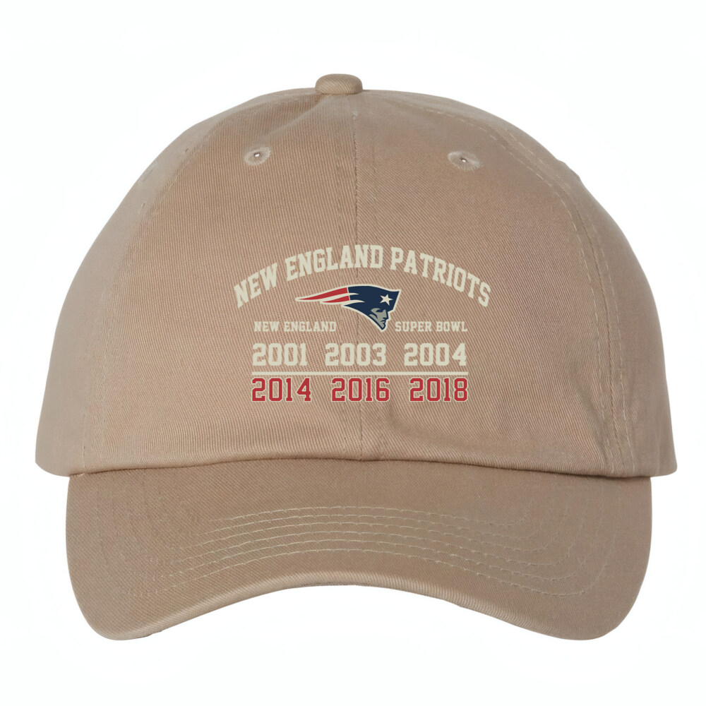 New England Patriots - Bio-Washed Classic Dad Hat - Super Bowl