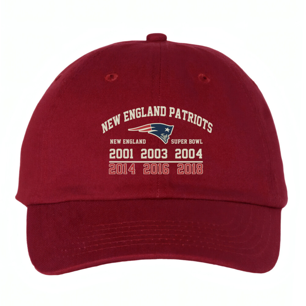 New England Patriots - Bio-Washed Classic Dad Hat - Super Bowl