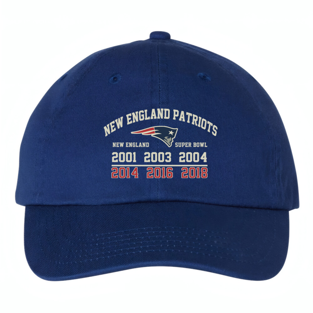 New England Patriots - Bio-Washed Classic Dad Hat - Super Bowl