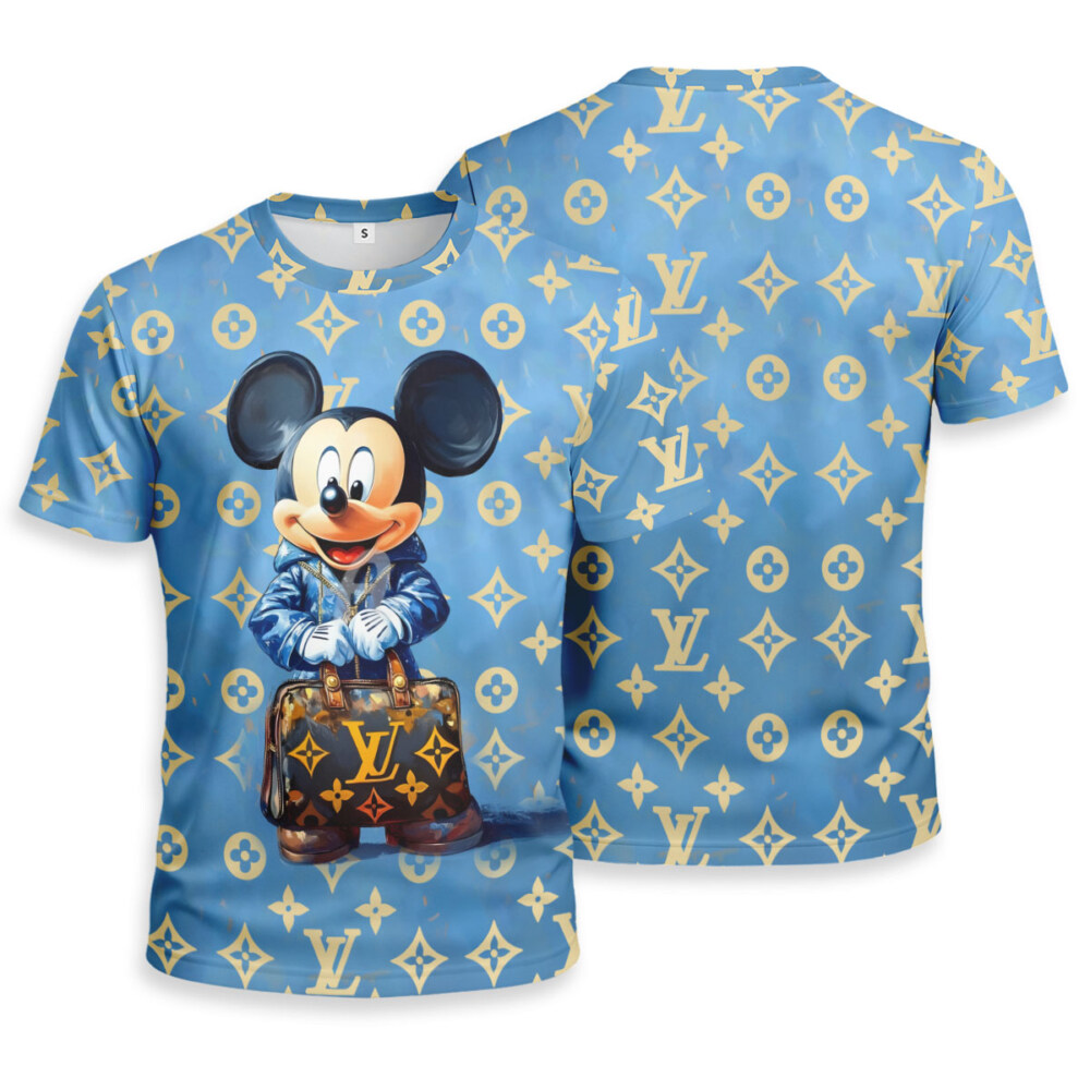 LOUIS VUITTON, Mickey Mouse Unisex T-shirt - Regular Fit