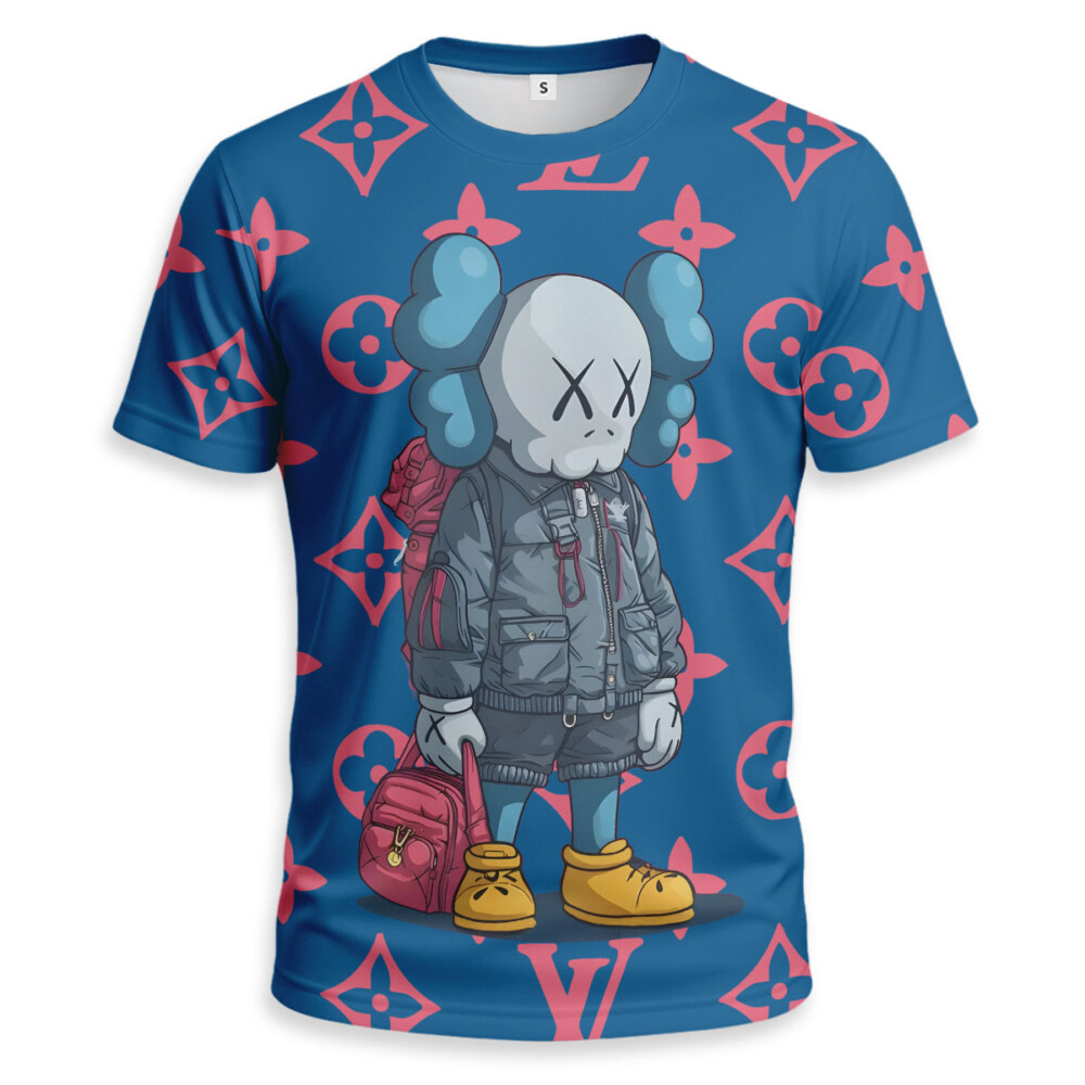 LOUIS VUITTON, Kaws Unisex T-shirt - Regular Fit