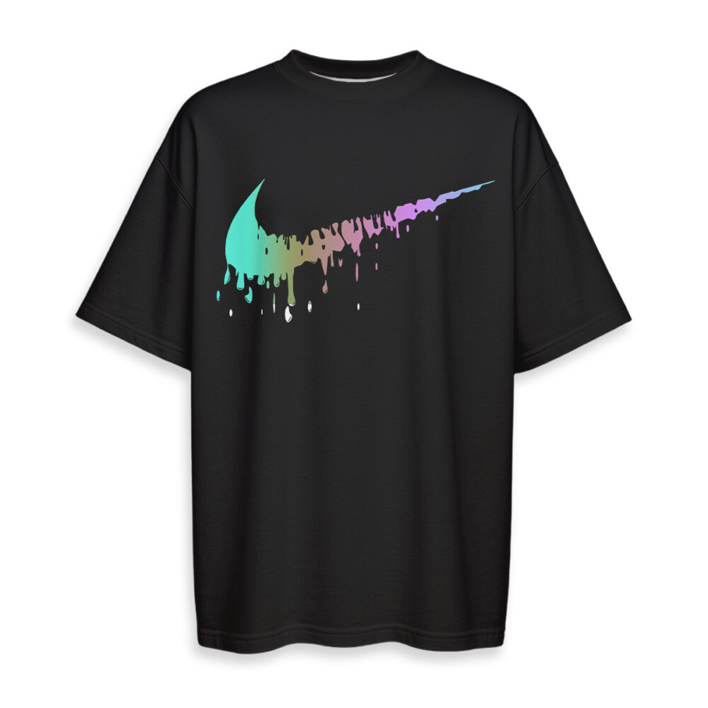 NIKE STUSSY Style London Paris - Boxy Drop-Shoulder Tee - Streetwear Fashion