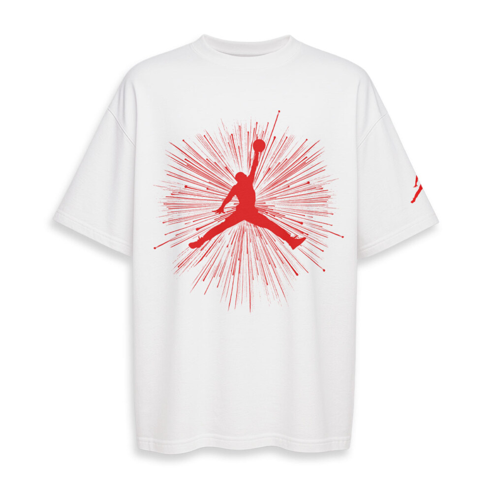 JORDAN - Boxy Drop-Shoulder Tee - Streetwear Style