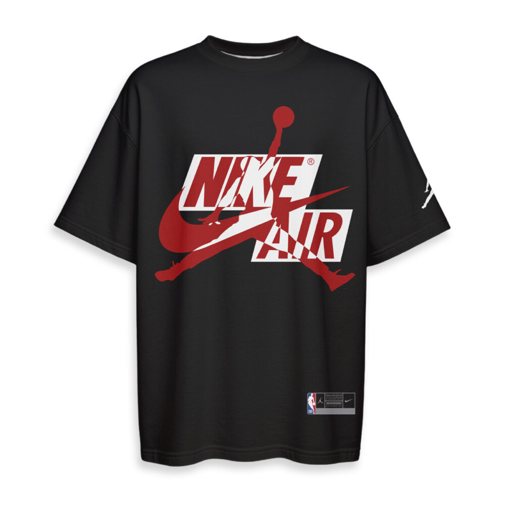 JORDAN, NIKE - Boxy Drop-Shoulder Tee - Streetwear Fashion