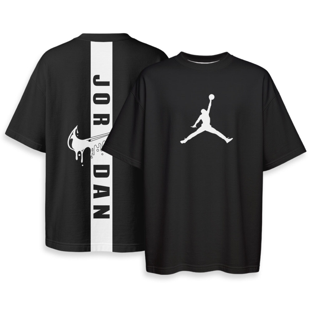 JORDAN - Boxy Drop-Shoulder Tee - Streetwear Fashion