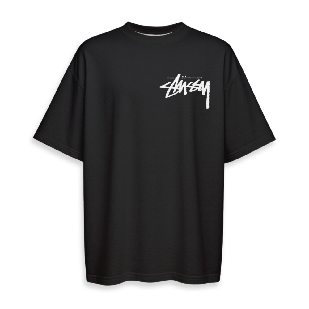 Stussy - Boxy Drop-Shoulder Tee - Streetwear Fashion