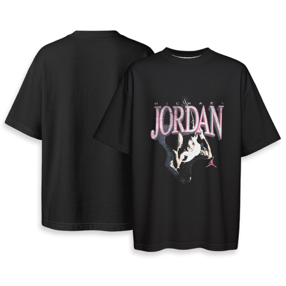 JORDAN - Boxy Drop-Shoulder Tee - Streetwear Style