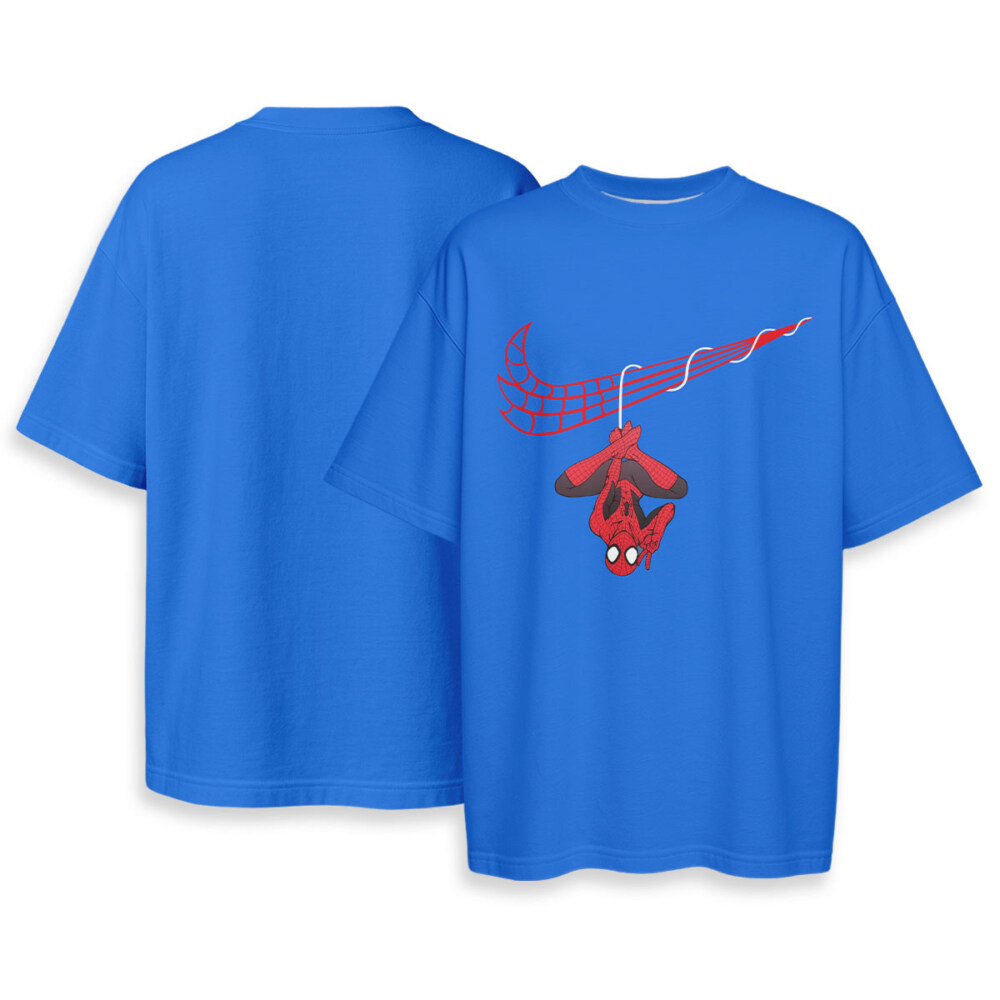 NIKE x Spiderman - Boxy Drop-Shoulder Tee - Streetwear Fashion