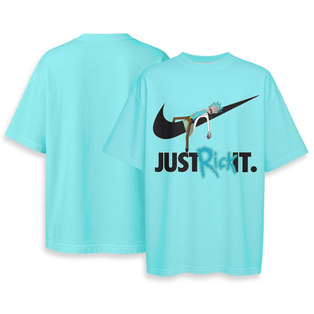 NIKE x Rick and Morty - Boxy Drop-Shoulder Tee - Streetwear Fashion