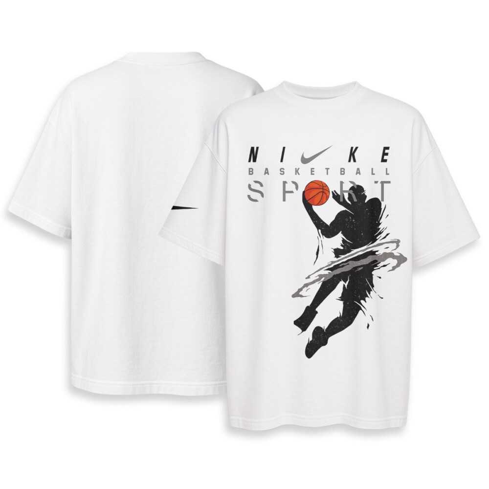 NIKE Basketball - Boxy Drop-Shoulder Tee - Streetwear Fashion