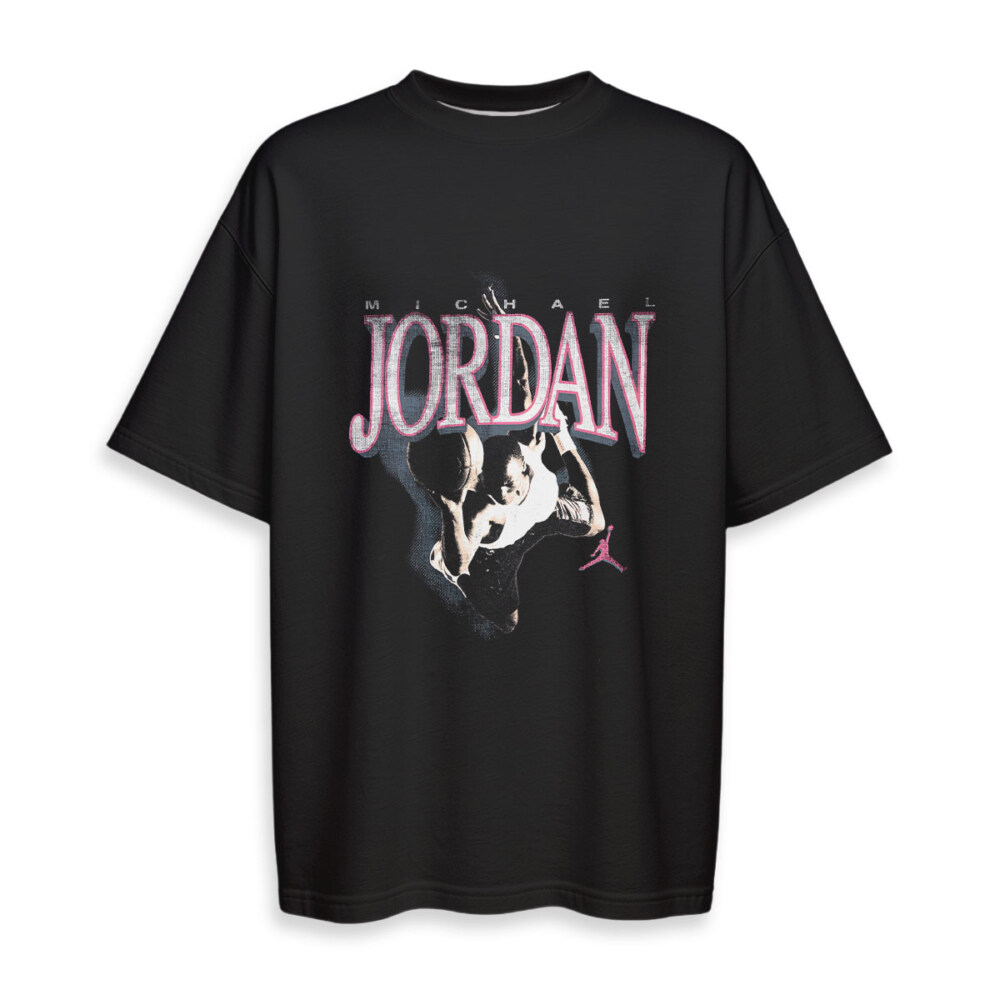 JORDAN - Boxy Drop-Shoulder Tee - Streetwear Style