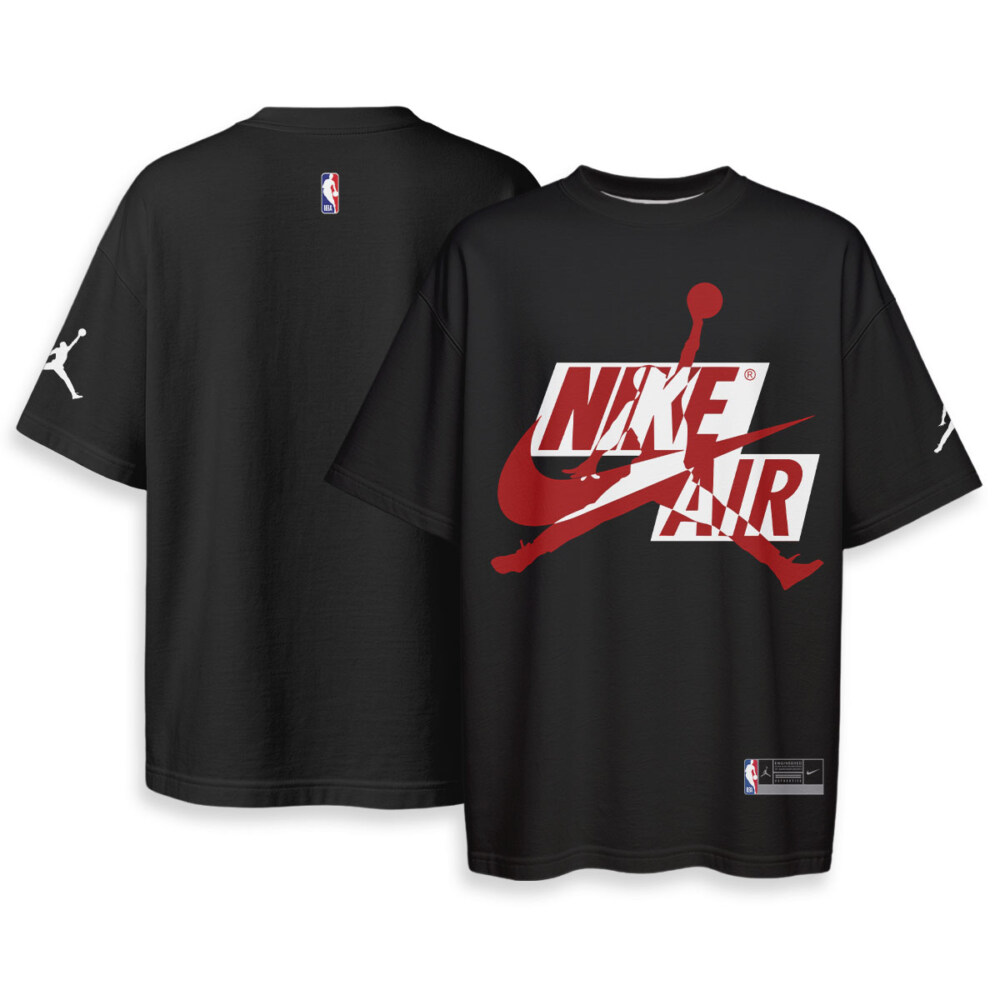 JORDAN, NIKE - Boxy Drop-Shoulder Tee - Streetwear Fashion