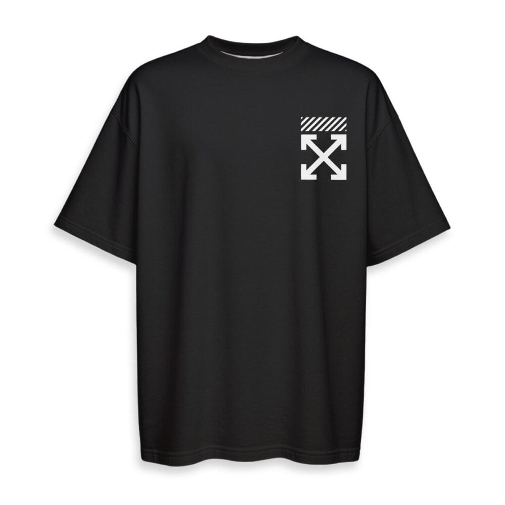 OFF WHITE, Bart Simpson - Boxy Drop-Shoulder Tee - Streetwear Style