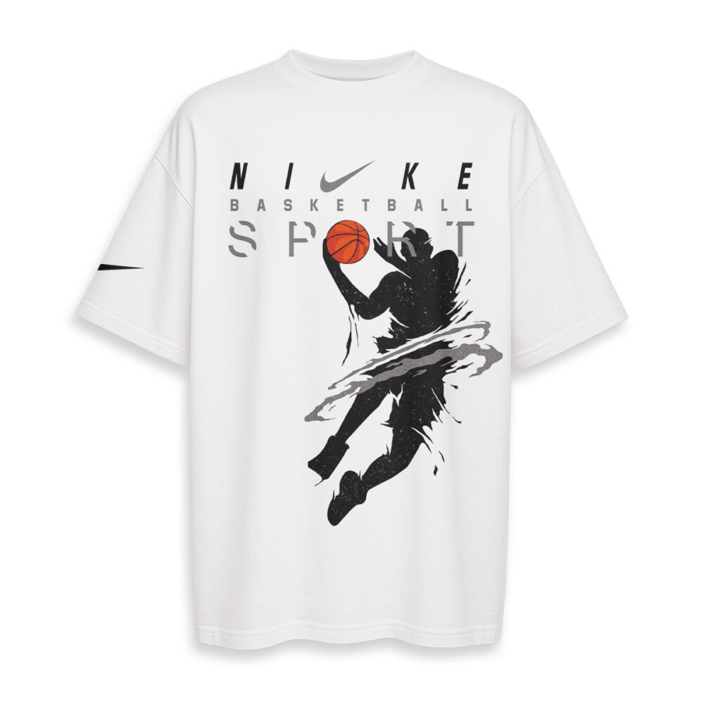 NIKE Basketball - Boxy Drop-Shoulder Tee - Streetwear Fashion
