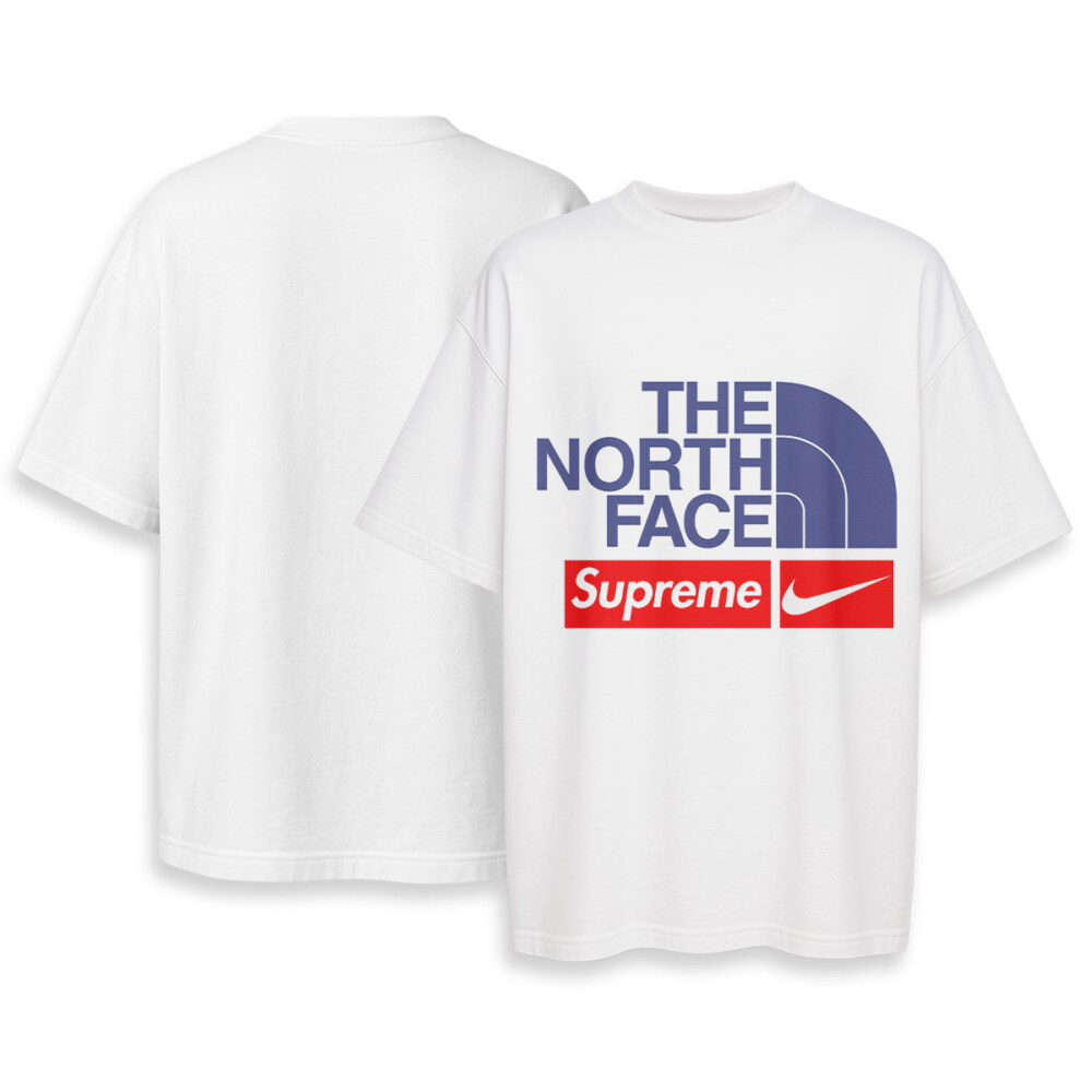 NIKE, SUPREME, The North Face - Boxy Drop-Shoulder Tee - Streetwear Style