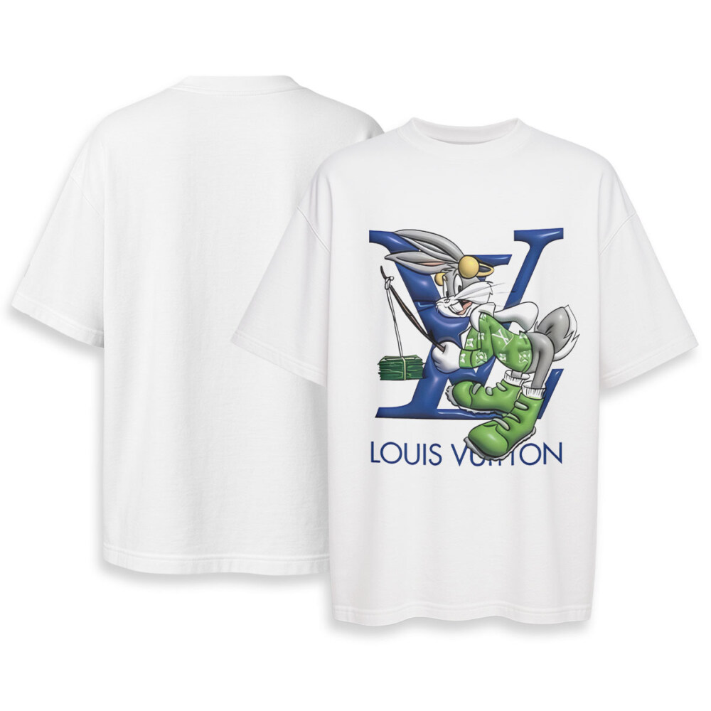 LOUIS VUITTON, Bugs Bunny - Boxy Drop-Shoulder Tee - Streetwear Fashion