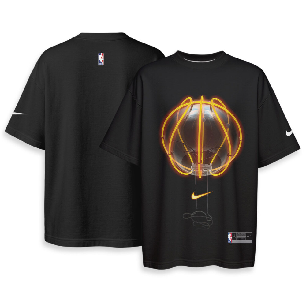 Basketball - Boxy Drop-Shoulder Tee - Streetwear Fashion