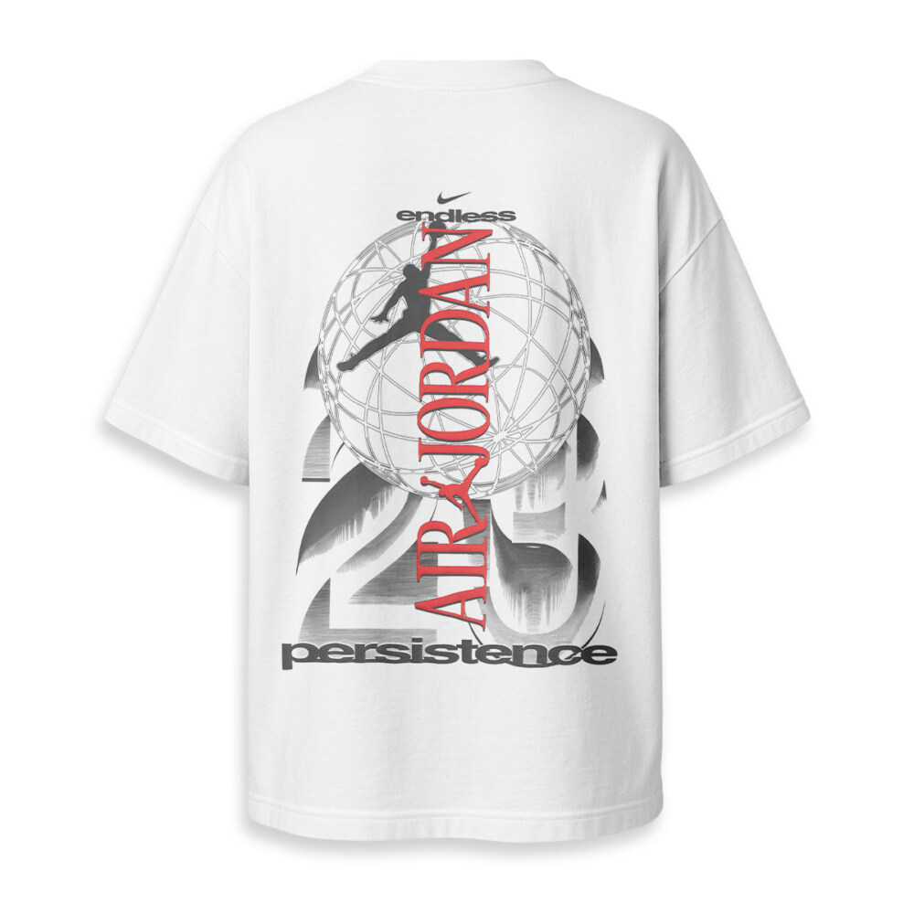 JORDAN - Boxy Drop-Shoulder Tee - Streetwear Style